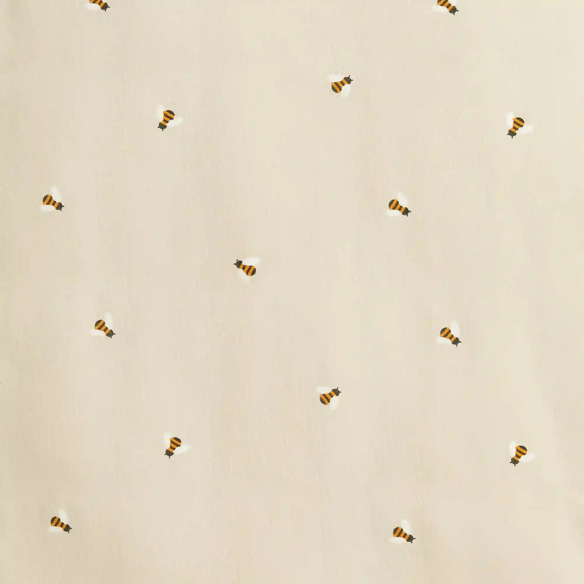 Sleep Suit Long Sleeve 2.5 TOG Cotton Oatmeal Bees