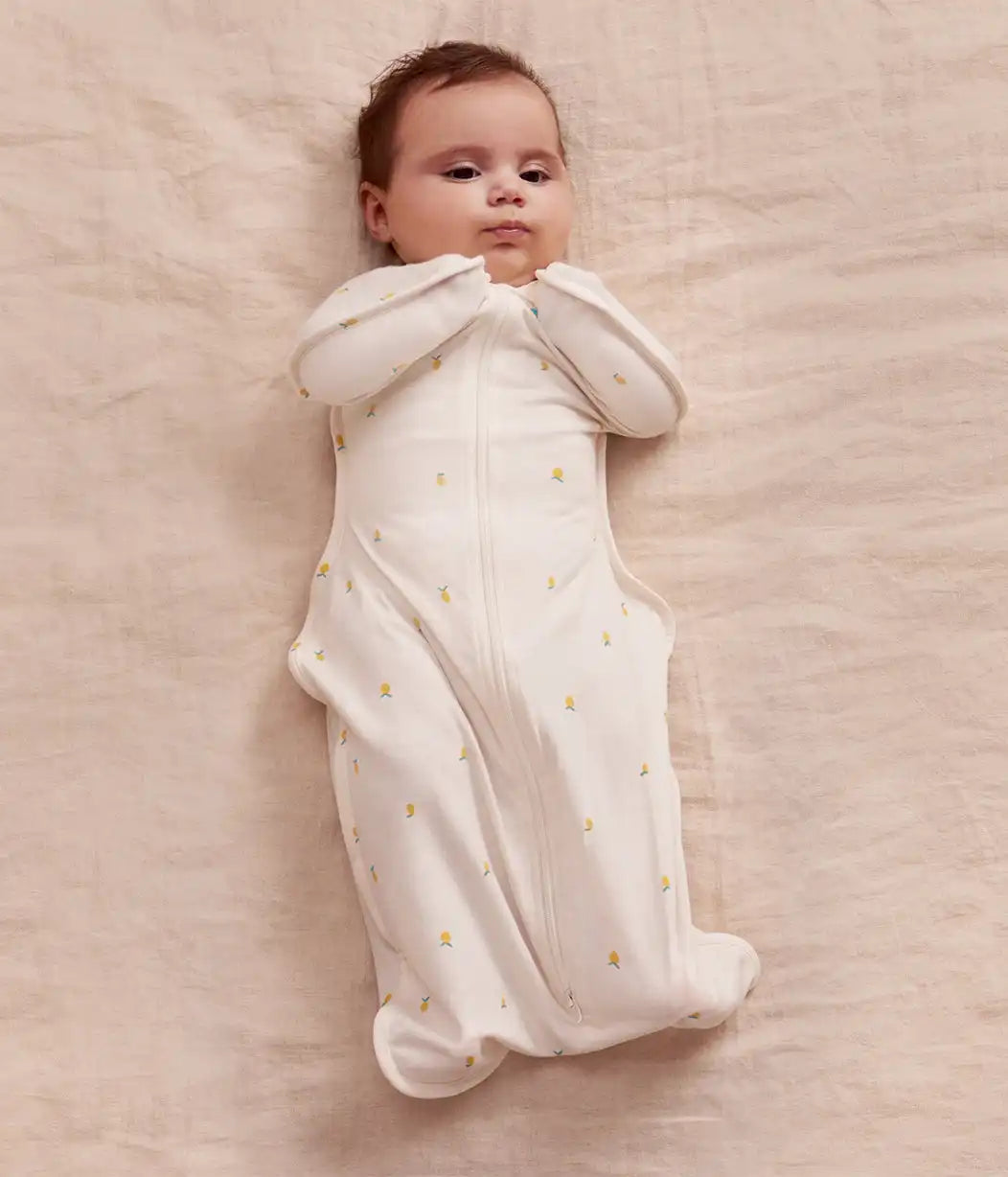 Swaddle Up™ 1.0 TOG Viscose from Bamboo Cream Lemons