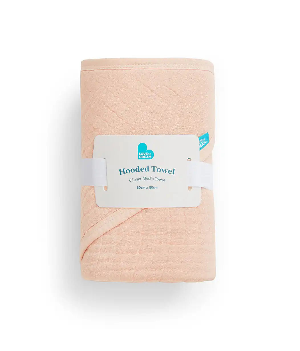 Ultimate Toddler Mattress Gift Bundle | Mattress | Sleep Suit | Towel | Wash Cloth | Burp Cloth | Bib | Blush