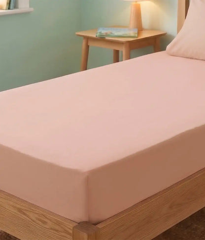 HushDry™ 2-in-1 Waterproof Twin Sheet Viscose from Bamboo Blush