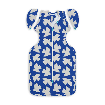 Swaddle Up™ 2-in-1 Transition Bag 1.0 TOG Cotton Cobalt Paperbirds