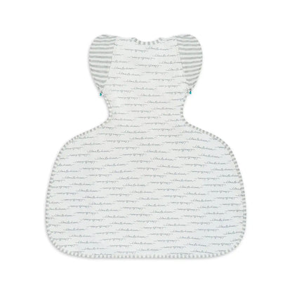 Swaddle Up™ 2-in-1 Transition Bag Hip Harness 1.0 TOG Cotton White Dreamer