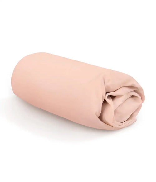 HushDry™ 2-in-1 Waterproof Fitted Bedside Crib Sheet Viscose from Bamboo Blush