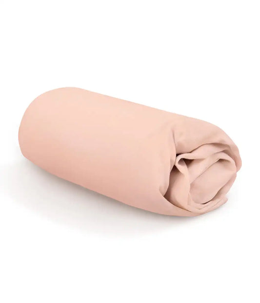HushDry™ 2-in-1 Waterproof Fitted Bedside Crib Sheet Viscose from Bamboo Blush