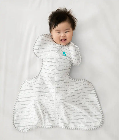 Swaddle Up™ Hip Harness 1.0 TOG Cotton White Dreamer