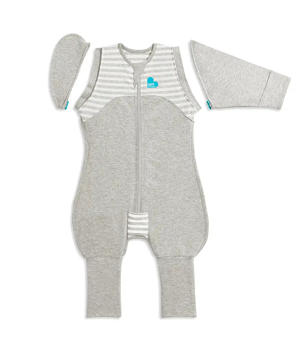 Swaddle Up™ 2-in-1 Transition Suit 1.0 TOG Cotton Gray