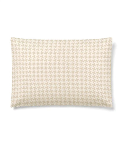 HushDry™ 2-in-1 Waterproof Toddler Pillowcase Viscose from Bamboo Tan Houndstooth
