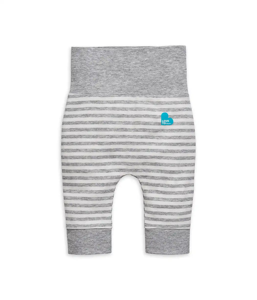 Leggings Cotton Gray Stripe