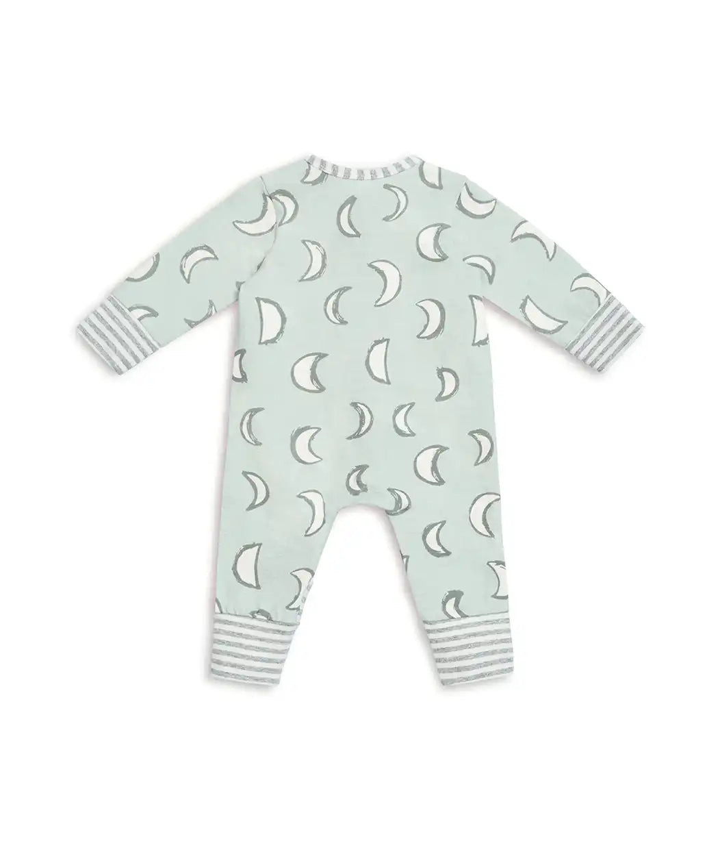 Footless Romper Cotton Olive Eclipse