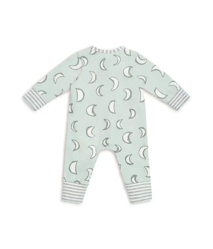 Footless Romper Cotton Olive Eclipse