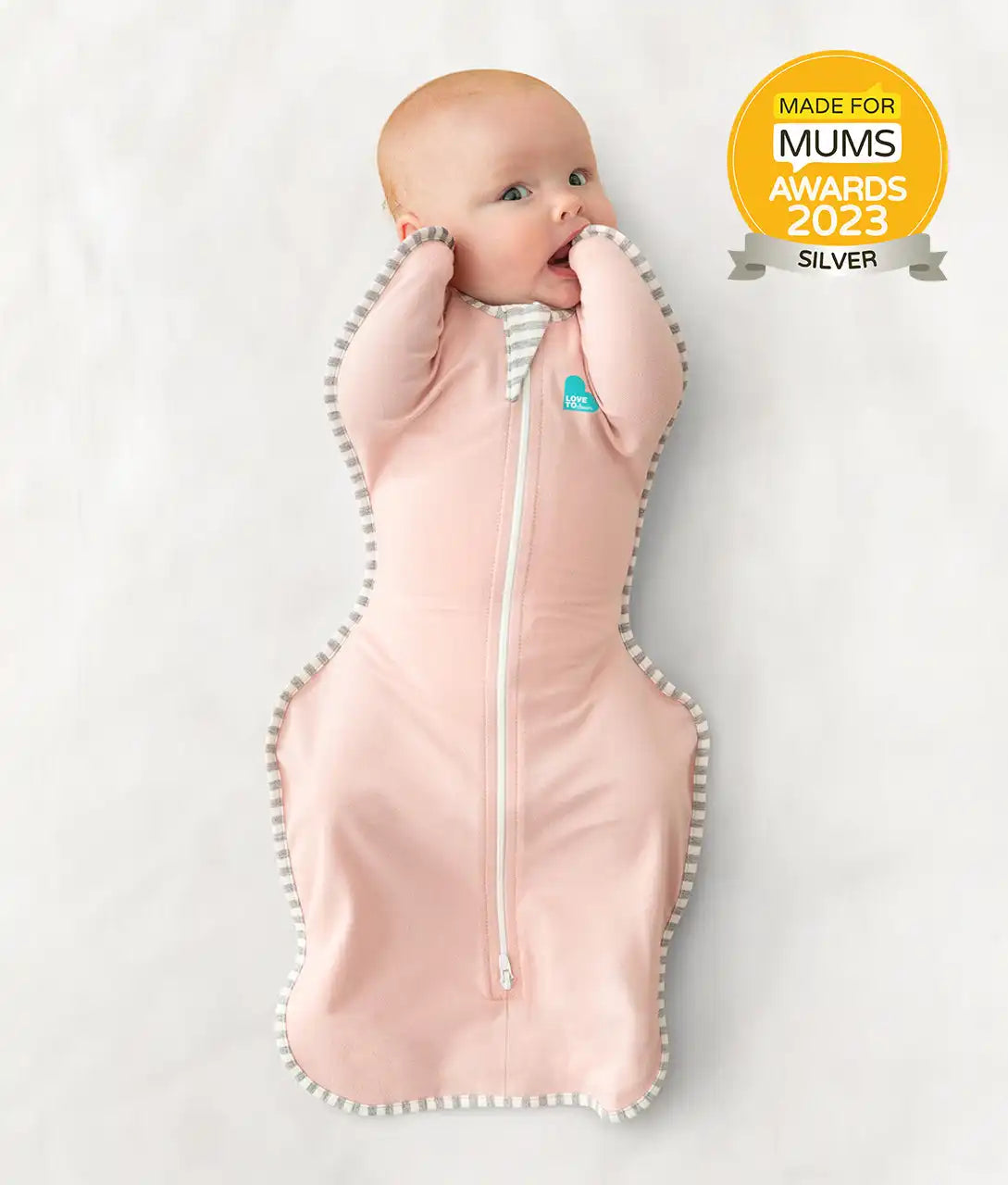 Swaddle Up™ 1.0 TOG Cotton Dusty Pink