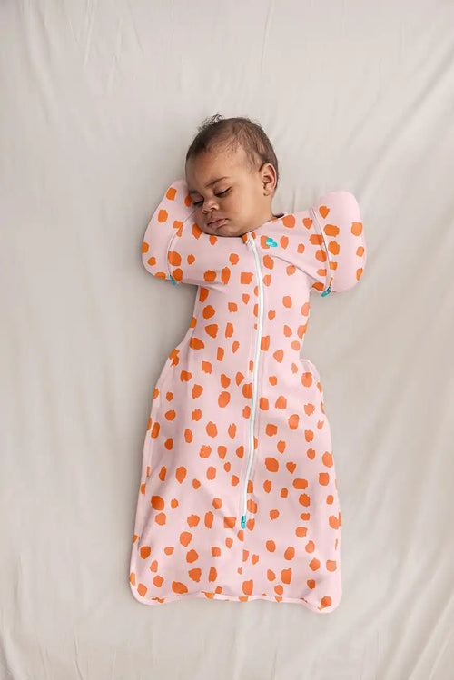 Swaddle Up™ 2-in-1 Transition Bag 1.0 TOG Cotton Light Pink Jumbo Animal