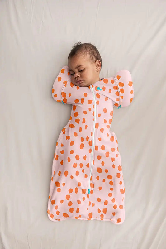Swaddle Up™ 2-in-1 Transition Bag 1.0 TOG Cotton Light Pink Jumbo Animal