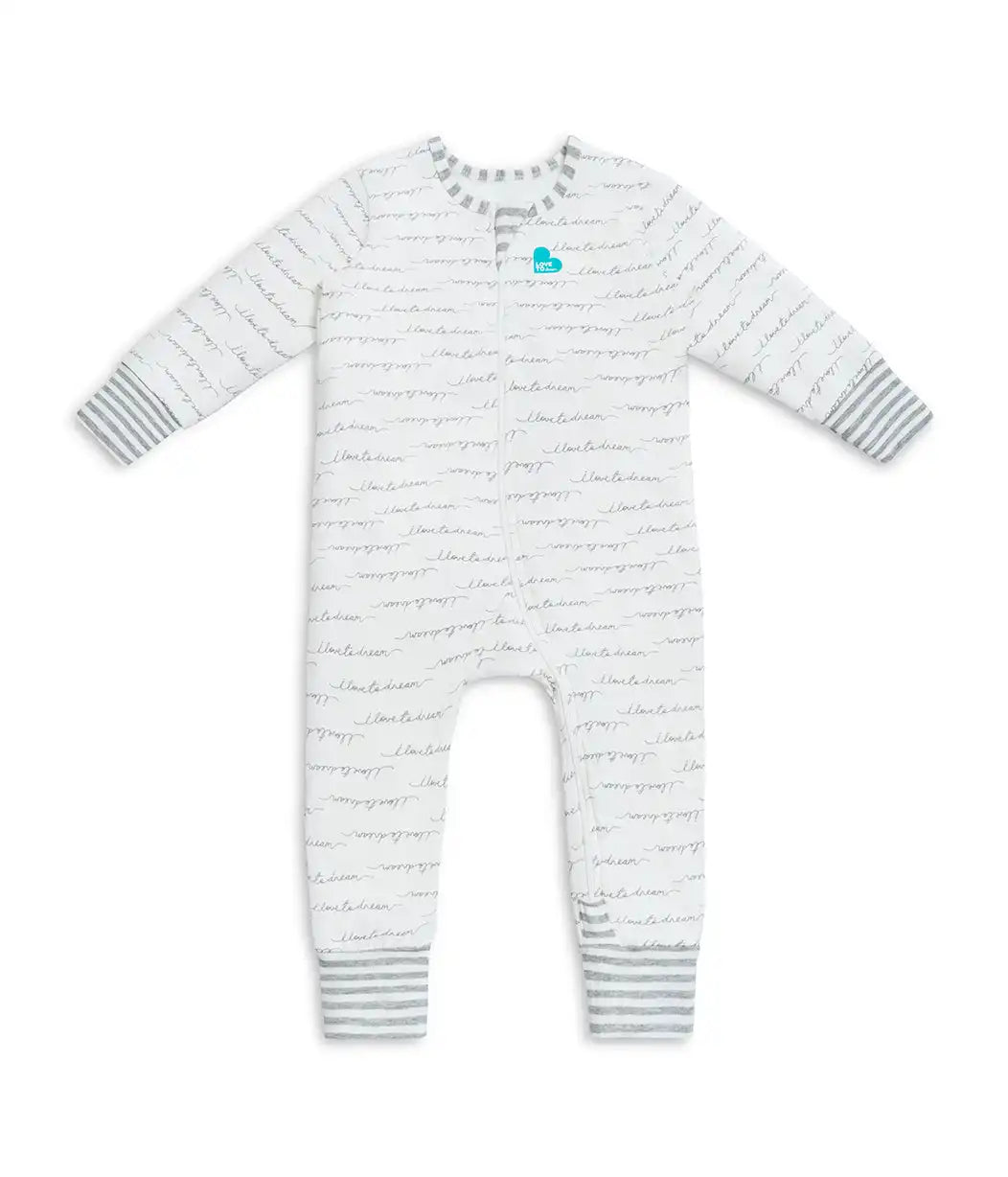 Footless Romper Cotton White Dreamer