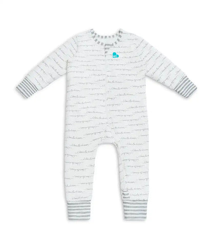 Footless Romper Cotton White Dreamer