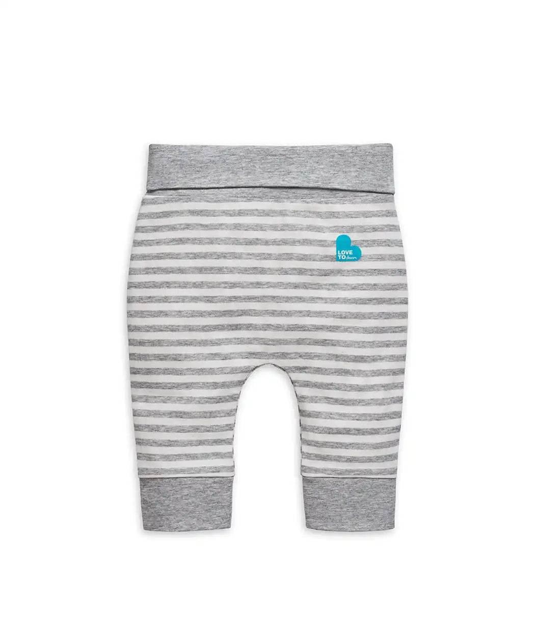 Leggings Cotton Gray Stripe