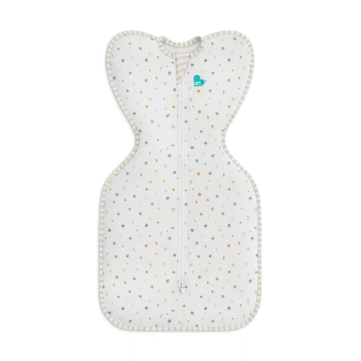 Swaddle Up™ 0.2 TOG Organic Cotton White Starlight