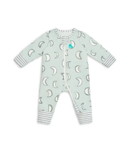 Footless Romper Cotton Olive Eclipse