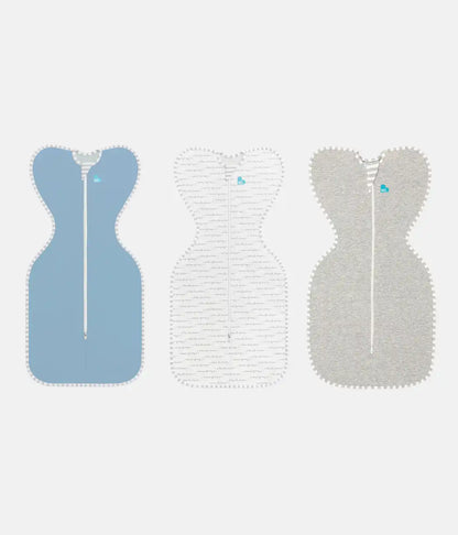 Swaddle Up Starter Bundle 1.0 TOG | Dusty Blue | Gray | White Dreamer
