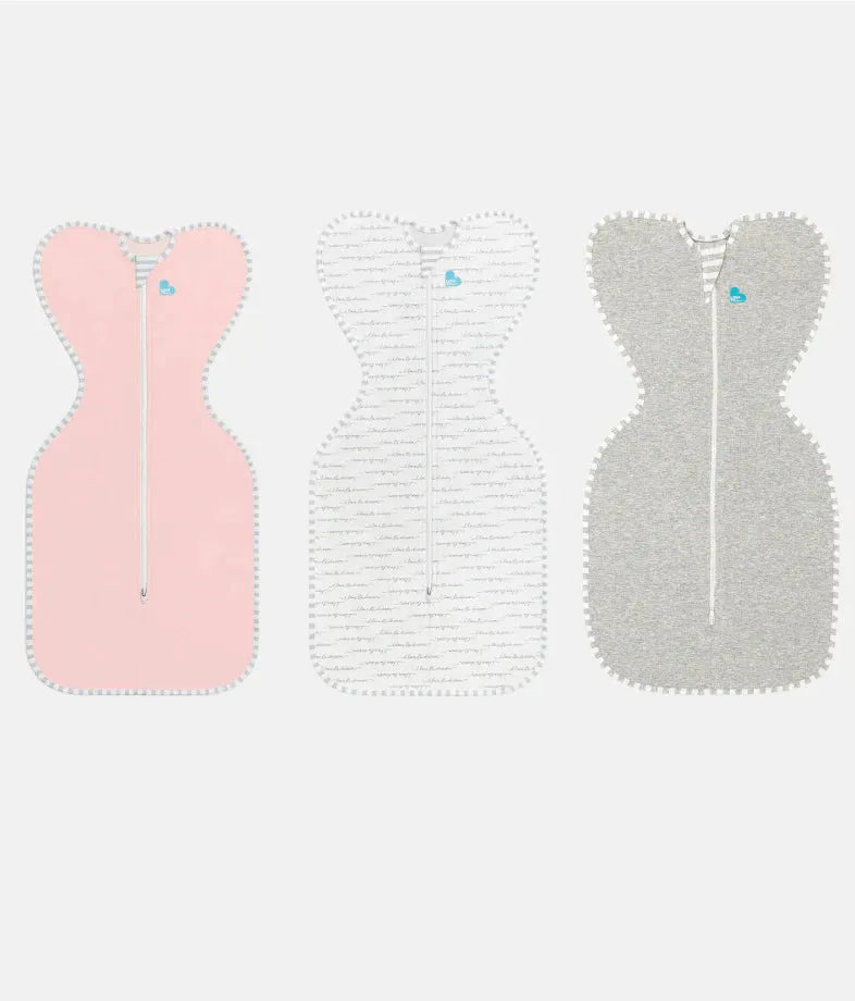 Swaddle Up Starter Bundle 1.0 TOG | Dusty Pink | Gray | White Dreamer