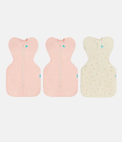 Swaddle Up Starter Bundle | 1.5 TOG | Blush Twigs 2 | Oatmeal Twigs