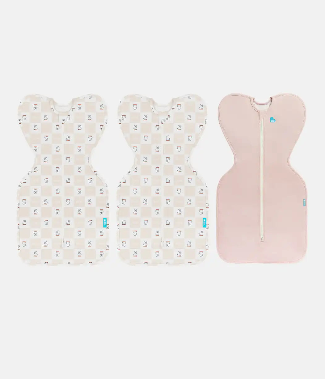 Miffy Swaddle Up Starter Bundle | 1.0 | 0.2 TOG | Birch 2 | Blush