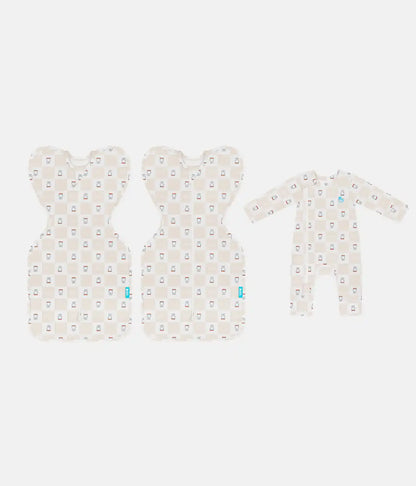 Newborn Essential Miffy Gift Bundle | 1.0 TOG | Swaddle 2 | Romper | Birch