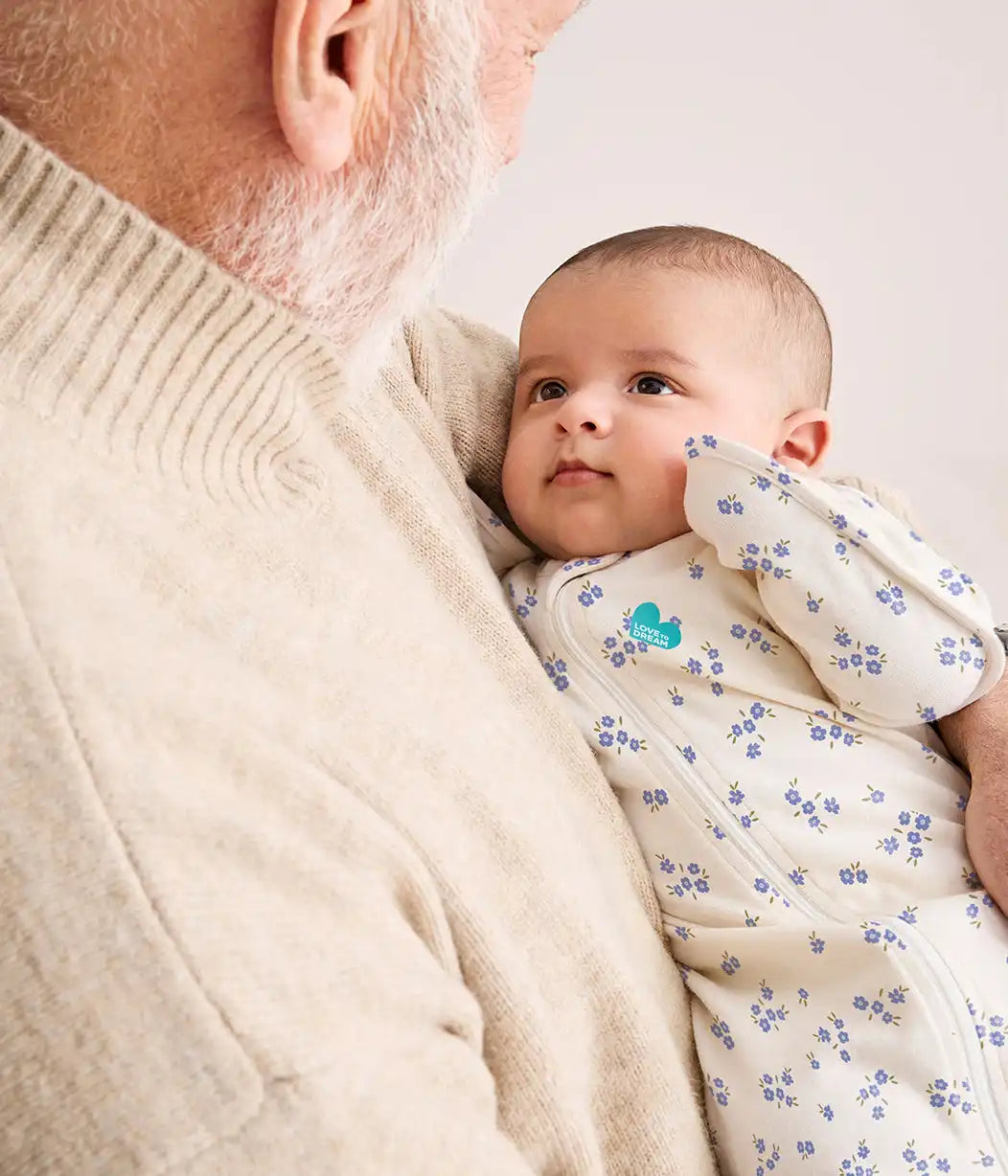 Swaddle Up™ 1.0 TOG Cotton Jacaranda Meadow