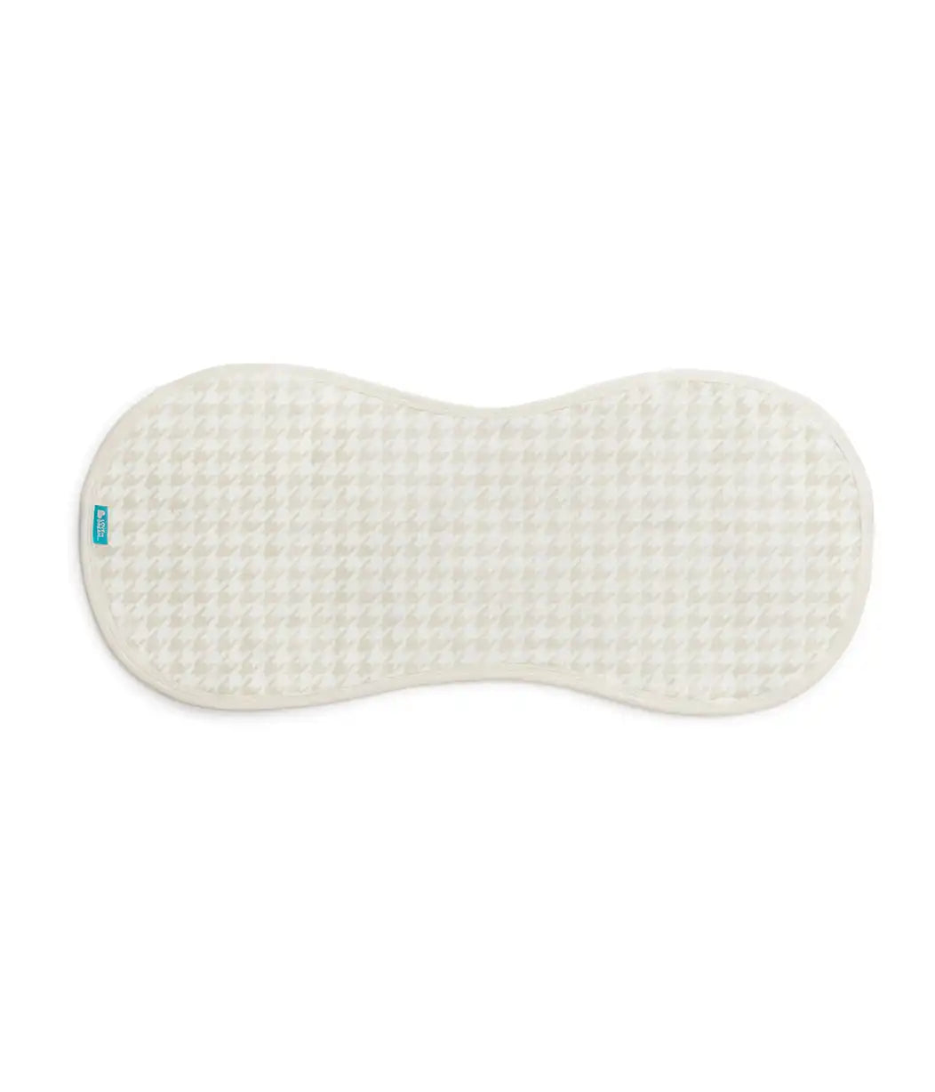 Burp Cloth 2 Pack Muslin White Cloud Bunnies