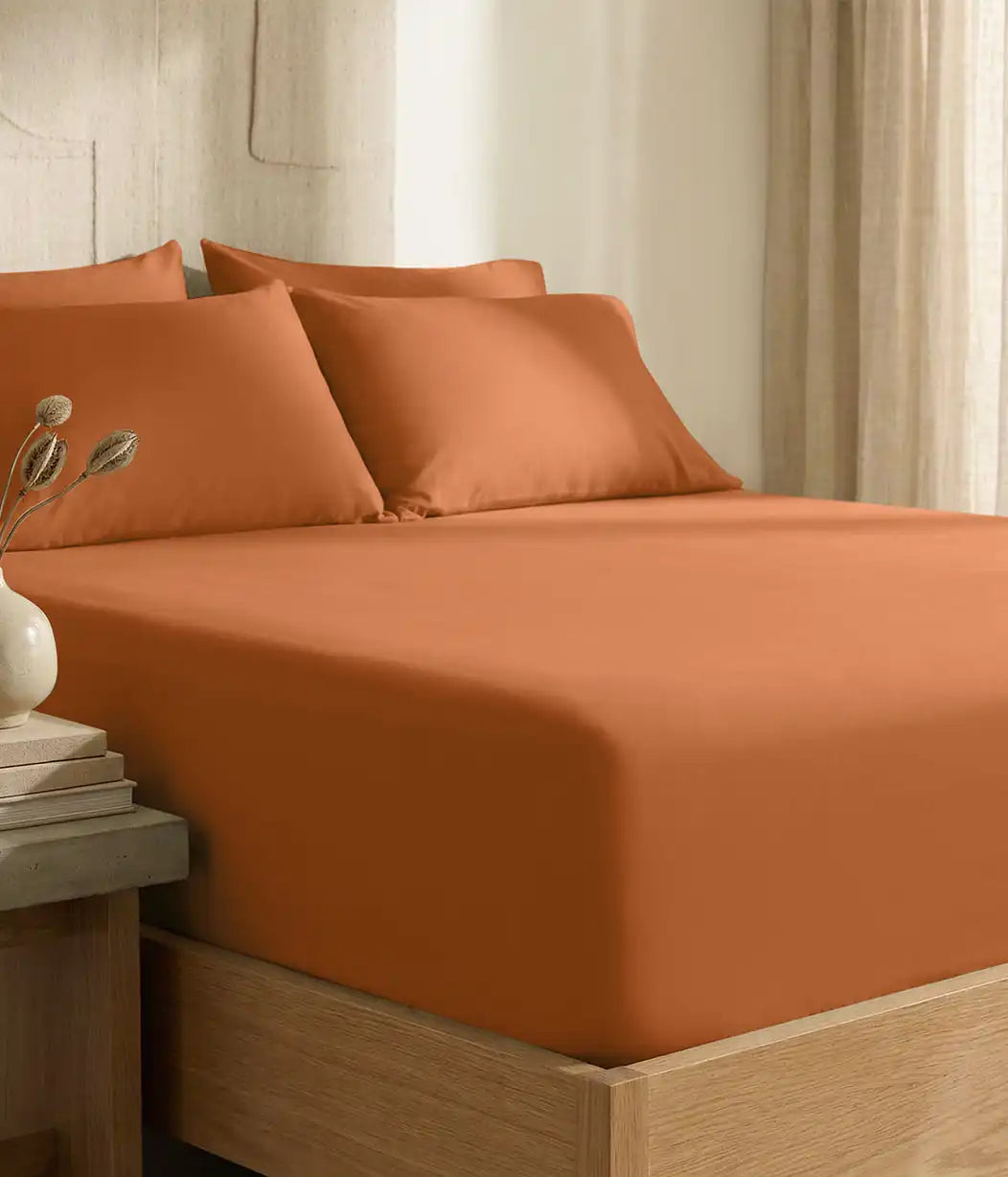 HushDry™ 2-in-1 Waterproof Fitted Queen Sheet Viscose from Bamboo Hazel
