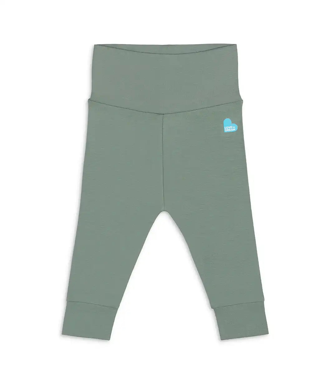 Leggings Snug Fit Viscose from Bamboo Deep Olive