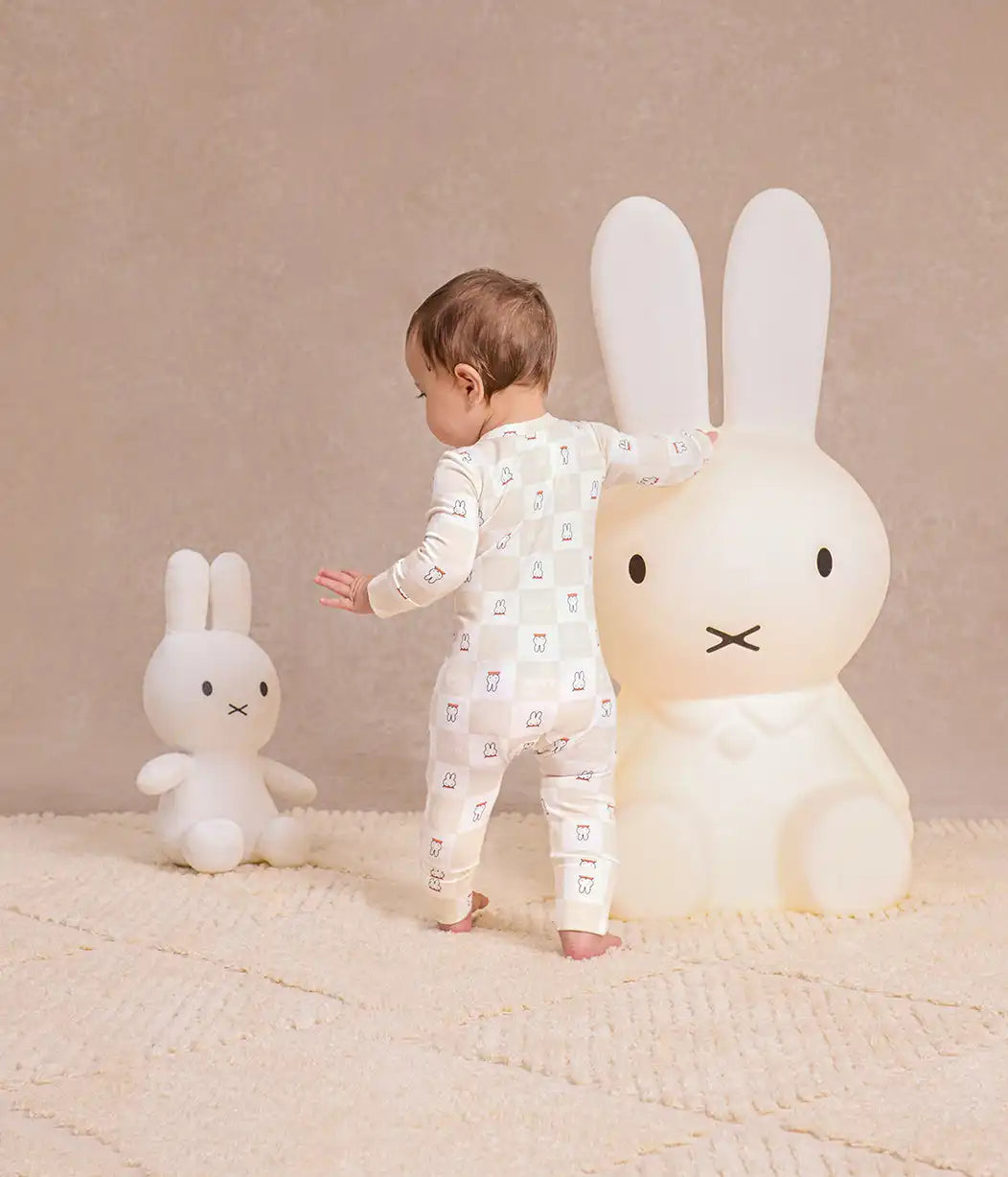 Romper Snug Fit Viscose from Bamboo Birch Miffy Checker