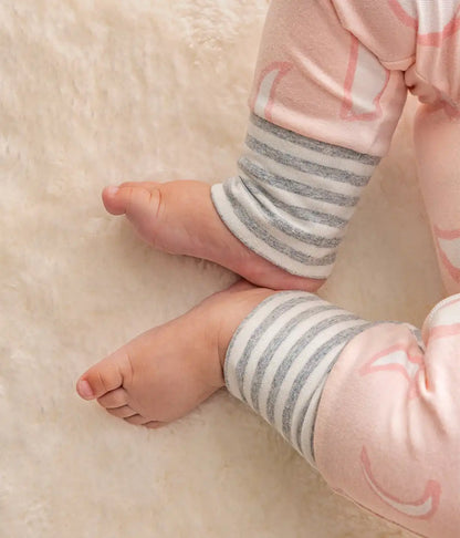 Footless Romper Cotton Pink Eclipse