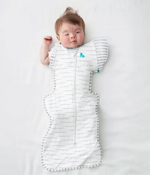 Swaddle Up™ 2-in-1 Transition Bag 1.0 TOG Cotton White Dreamer