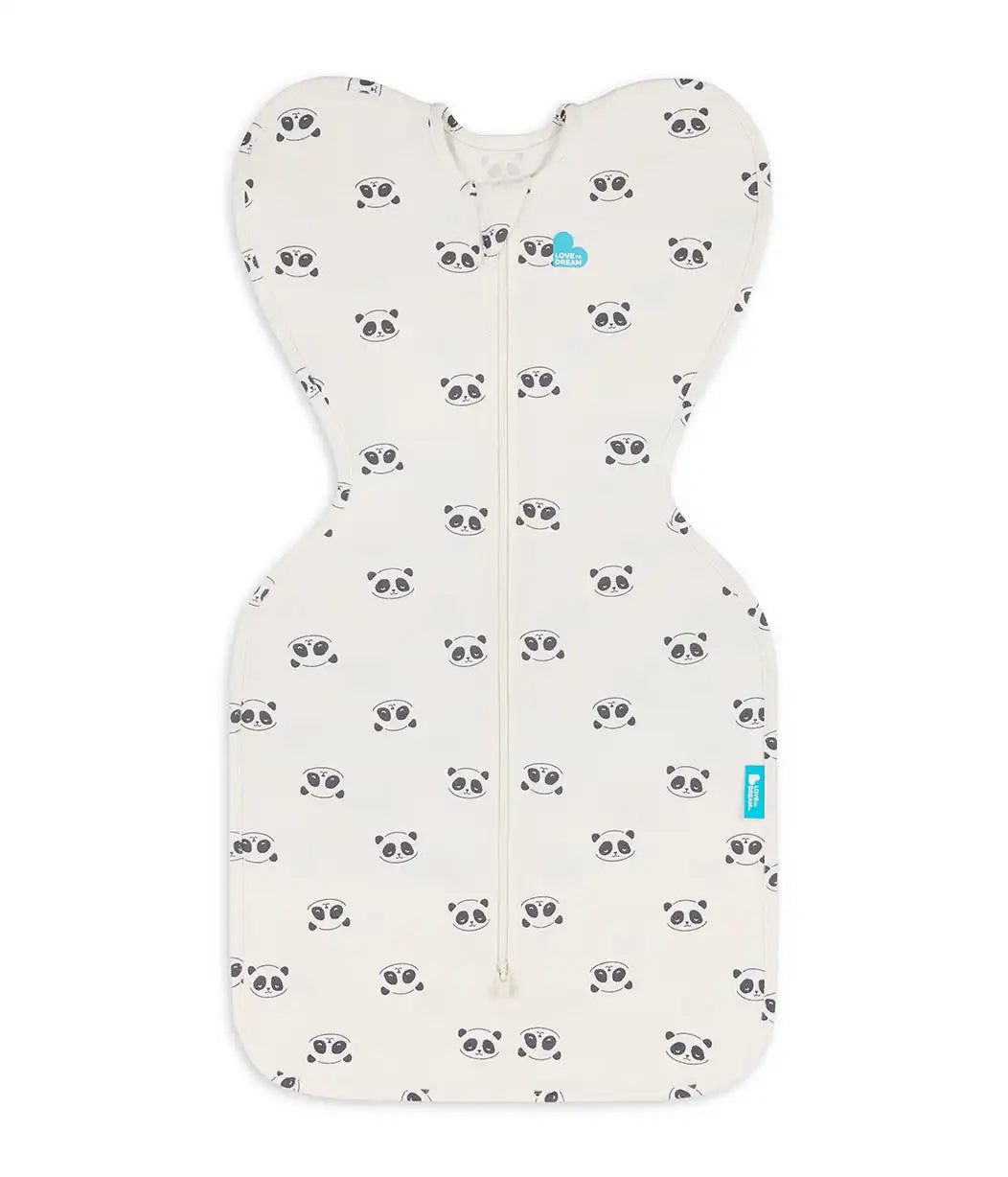 Swaddle Up™ 1.0 TOG Cotton Cream Sleepy Pandas
