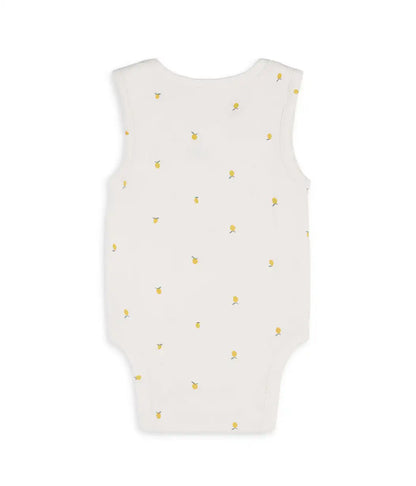 Bodysuit Sleeveless Snug Fit Viscose from Bamboo Cream Lemons