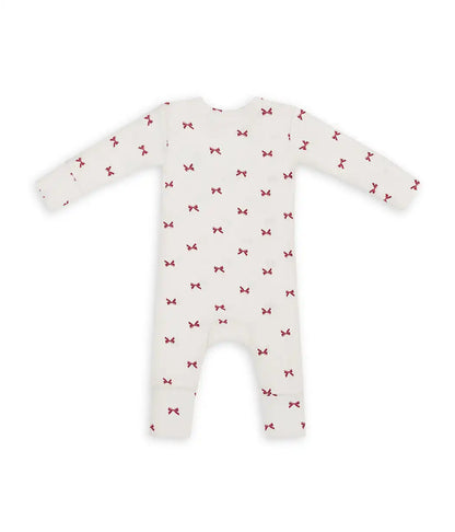 Romper Snug Fit Viscose from Bamboo Cream Bows