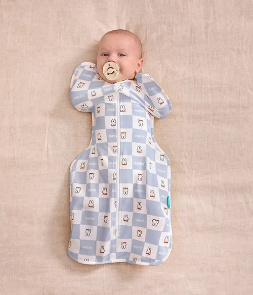 Swaddle Up™ 1.0 TOG Cotton Blue Miffy Checker