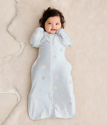 Swaddle Up™ 2-in-1 Transition Bag 0.2 TOG Viscose from Bamboo Light Blue Little Dreamer