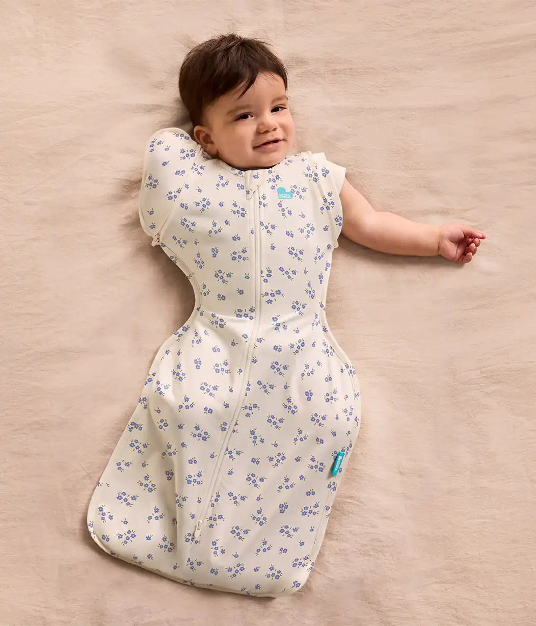 Swaddle Up™ 2-in-1 Transition Bag 1.0 TOG Cotton Jacaranda Meadow