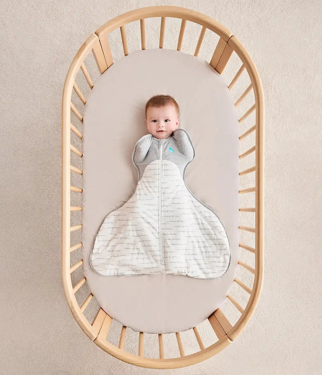 Swaddle Up™ Hip Harness 2.5 TOG Cotton White Dreamer