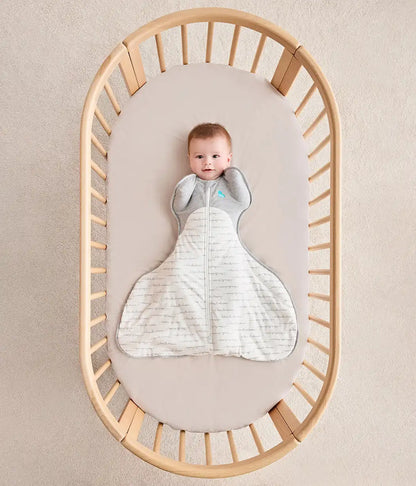 Swaddle Up™ Hip Harness 2.5 TOG Cotton White Dreamer