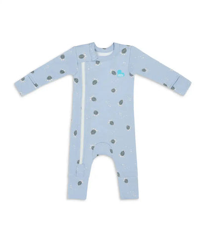 Swaddle Up & Romper Bundle | 2.5 TOG | Blue Pebbles | Blue Turtally
