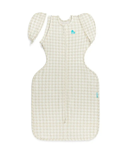 Swaddle Up™ 2-in-1 Transition Bag 1.0 TOG Cotton Tan Houndstooth