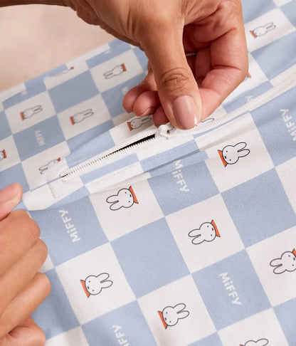 Swaddle Up™ 2-in-1 Transition Bag 1.0 TOG Cotton Blue Miffy Checker