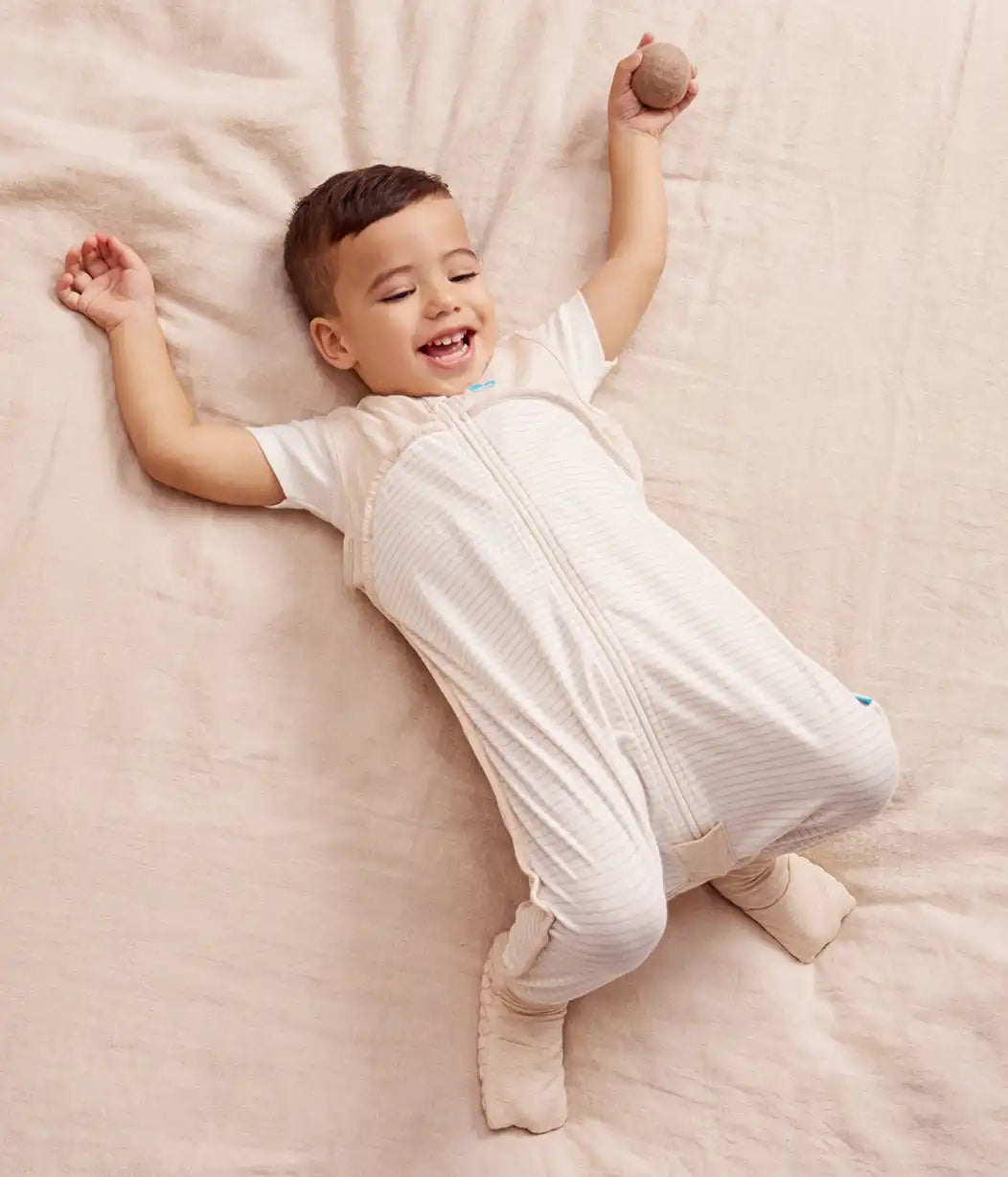 Sleep Suit PJ Bundle | 1.0 | 0.2 TOG | Powder Blue | Breton Stripe | Blush