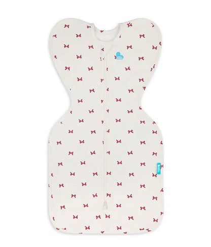 Swaddle Up™ 1.0 TOG Cotton Cream Bows
