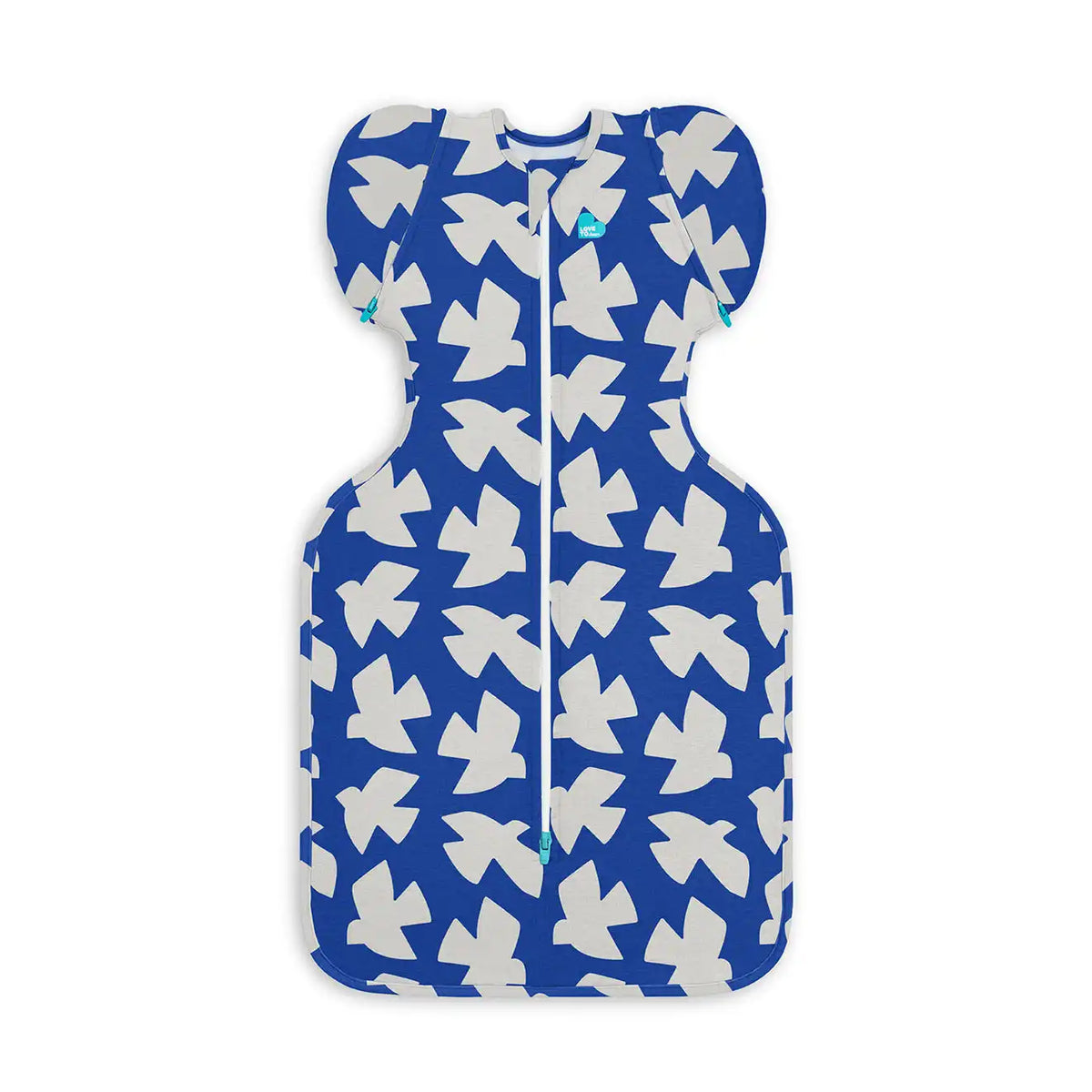 Swaddle Up™ 2-in-1 Transition Bag 1.0 TOG Cotton Cobalt Paperbirds