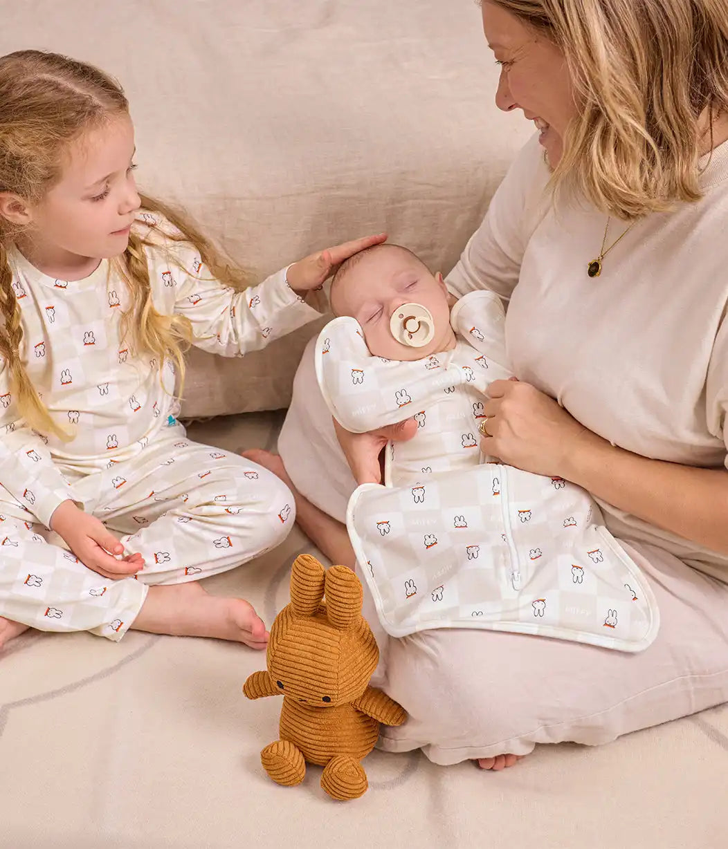 Swaddle Up™ 1.0 TOG Cotton Birch Miffy Checker