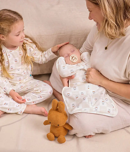 Swaddle Up™ 1.0 TOG Cotton Birch Miffy Checker